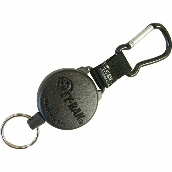 Lucky Line Key Bak C-Clip 48 In. Black Retractable Key Chain 43451